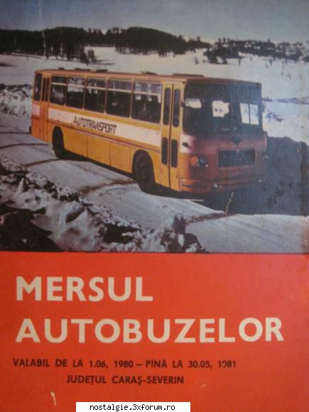 coperta - fata mersul in caras severin 1980-1981