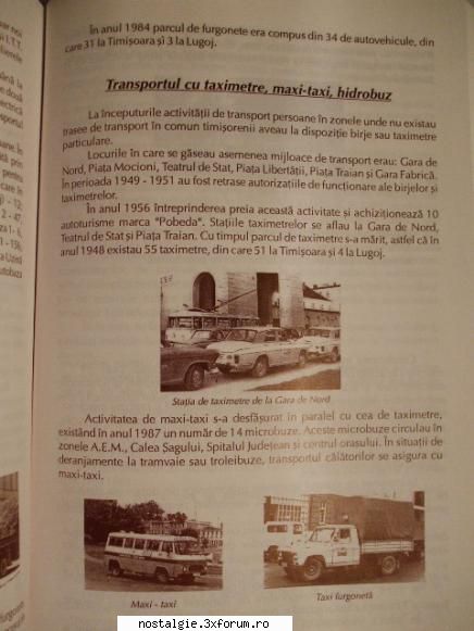 pe langa de calatori se facea si transport de marfuri sau in regim de taxi monografie ratt 130 de